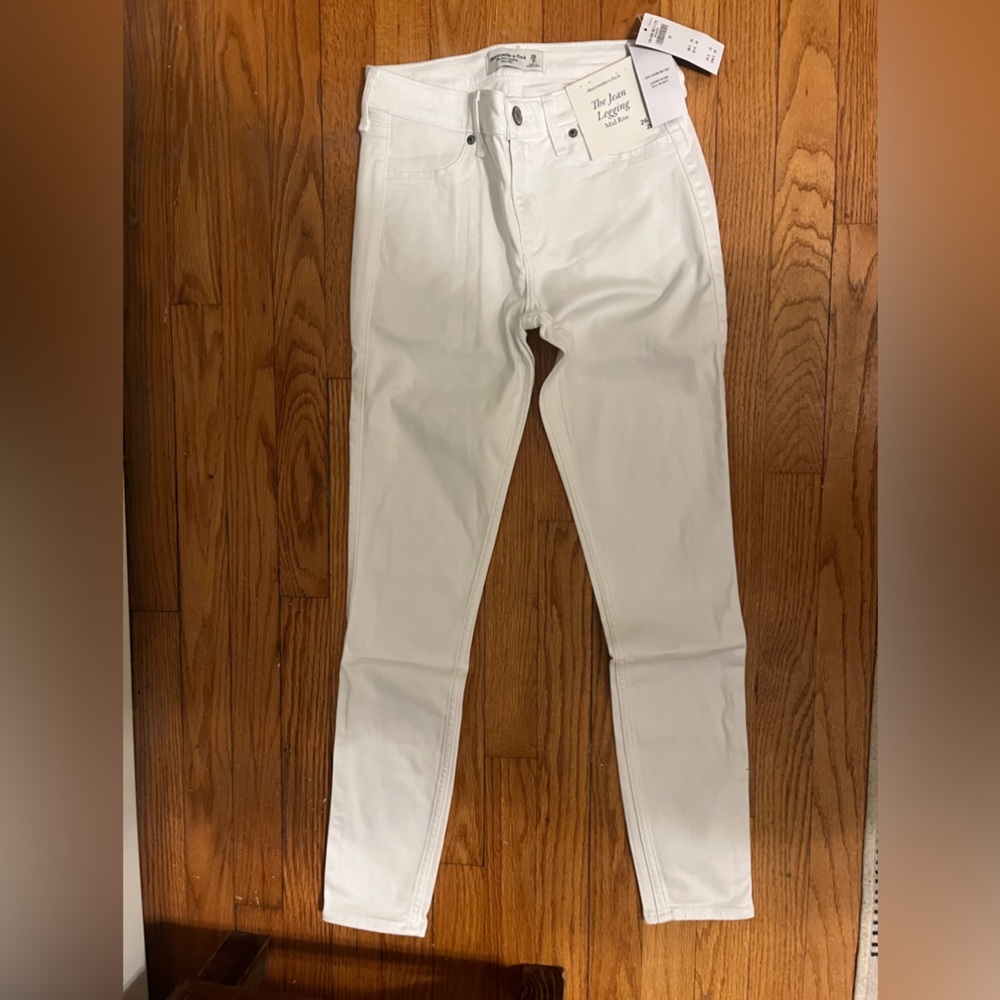 Brand New White Abercrombie & Fitch Jean Jeggings
